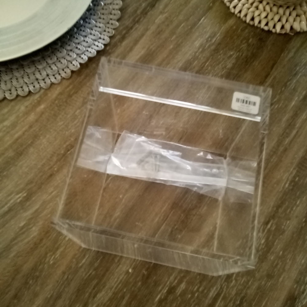 SOLD - NWT CB2 Format Cube 6" Acrylic Storage Shelf - Price Firm - Picture 3 of 7